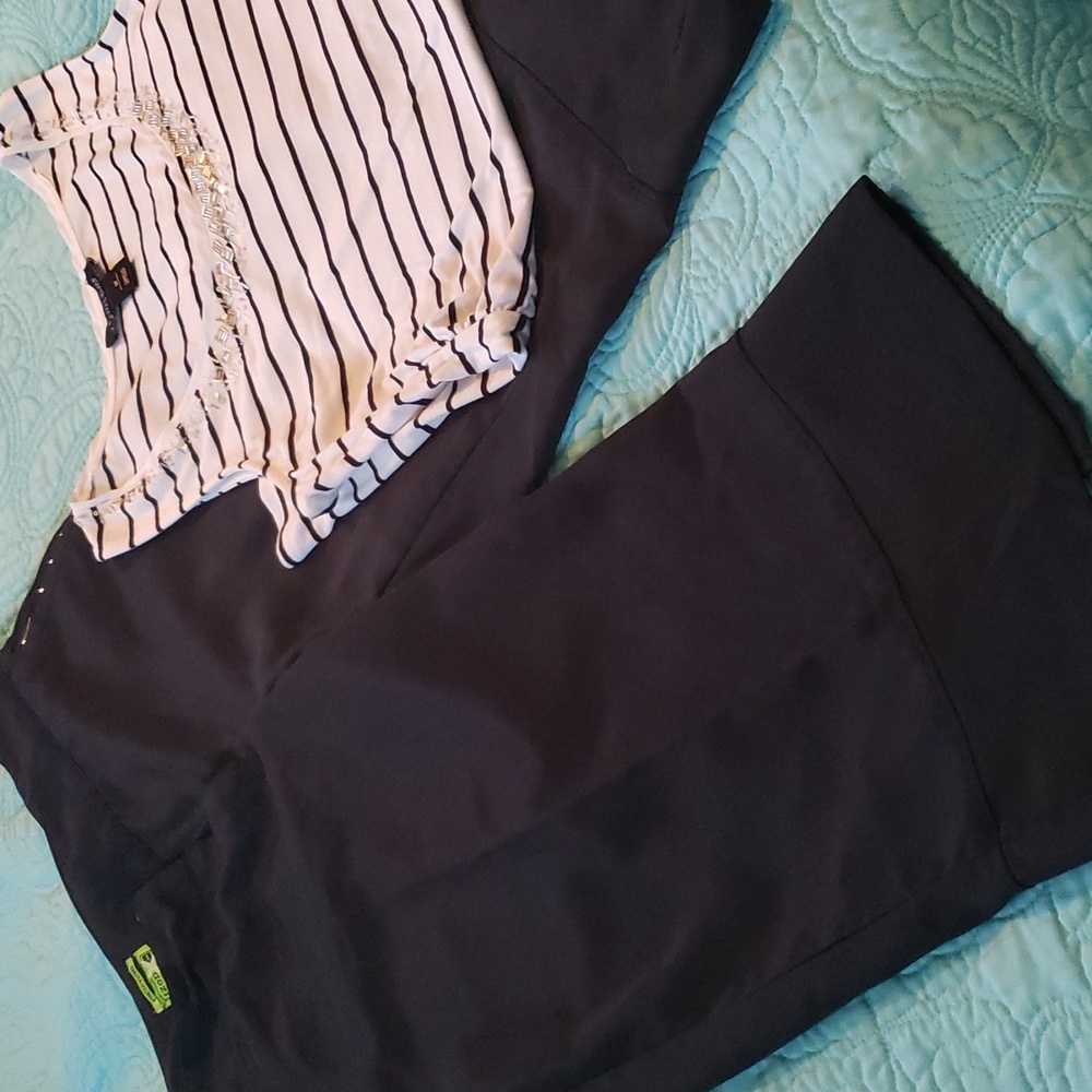 Izod Bermuda shorts Sze 12 plus White House Black Market Tank Top Sz M
